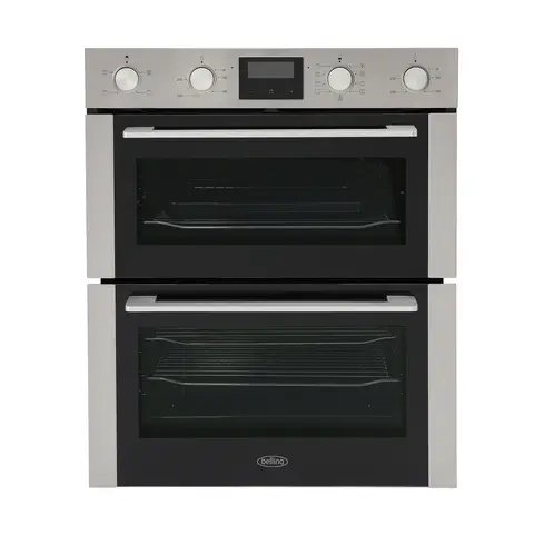 Belling BEL BI703MFC Built Under Electric Built-In Oven, Stainless Steel, A Rated
