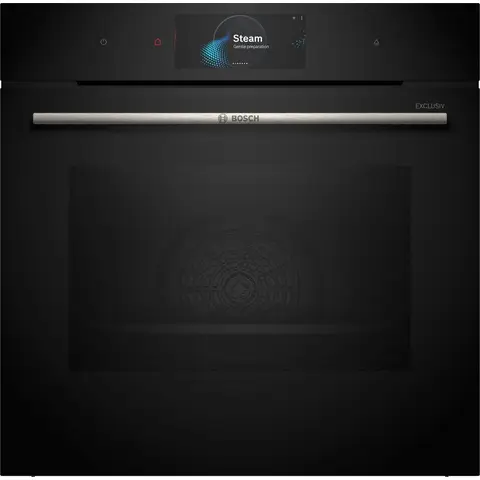 Bosch Serie 8 HSG738DB1, Middelmaat, 71 l, 30 - 250 °C, Grill, Pizza, Hydrolytisch, Zwart