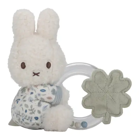 Little Dutch Miffy Lucky Leaves Rattle Ring