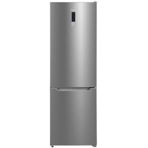 [Free Installation] Midea MDRB424FGD02O 188cm 60/40 No Frost Fridge Freezer - Silver - D Rated