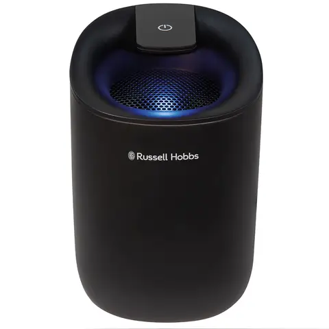 Russell Hobbs Fresh Air Mini Compact Dehumidifier - 300ml/24h, Black, RHDH1061B