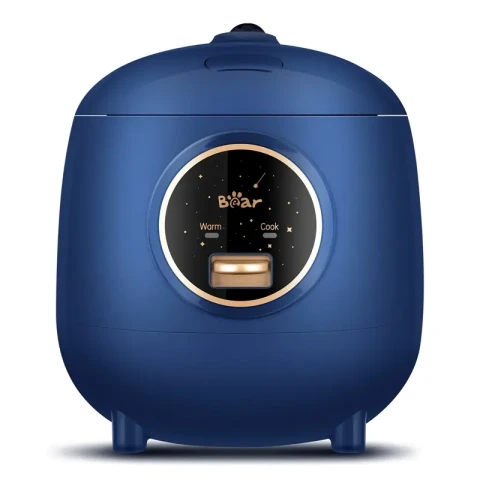 BEAR Reiskocher (1,2 L) für 1-2 Personen - mit automatischer Warmhaltefunktion und antihaftbeschichtetem Innentopf