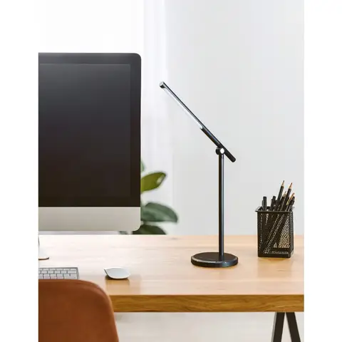 Maison by Premier Table Lamp Finley Touch Black H:35cm