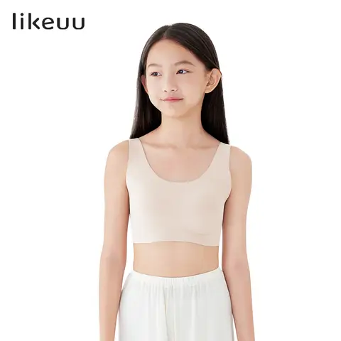 likeuu Basic Bra Malt Brown