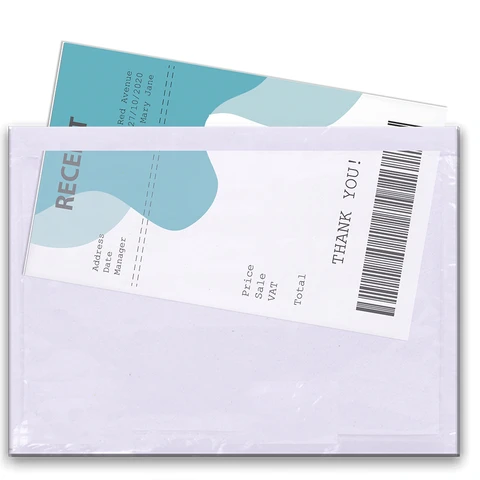 Triplast  A6 Document Enclosed Wallets  Plain  A6 Clear Pack of 100