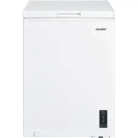 Comfee RCC100WH2(E) Gefrierschrank / 169 kWh / Jahr / 85 cm hoch / 99 L / 38 dB / Niedriges Volumen / Hochleistungs-D-Rohr / Geeignet für verschiedene Anwendungsszenarien / Einstellbarer Temperaturregler / [Energieeffizienzklasse E]