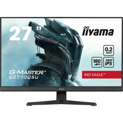 iiyama G-MASTER G2770QSU-B6 computermonitor 68,6 cm (27") 2560 x 1440 pixels Wide Quad HD LED Zwart
