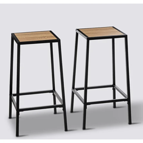 Lot de 2 tabourets de bar Aliaj