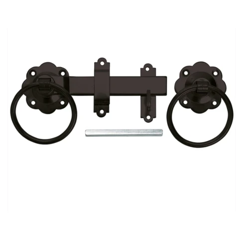 Perry Plain Ring Handled Gate Latches 150mm Double