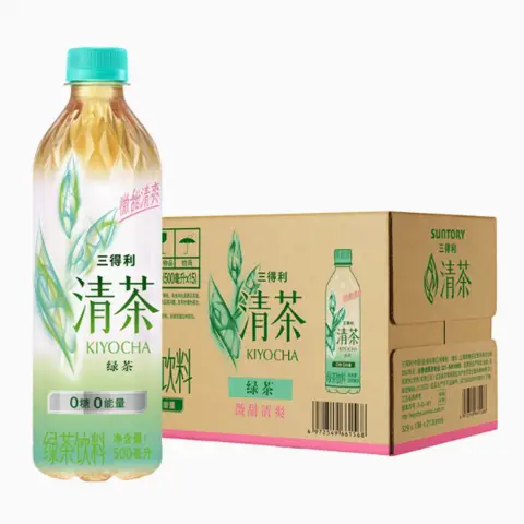 Suntory  green tea drink 三得利清茶无糖微甜绿茶500ml
