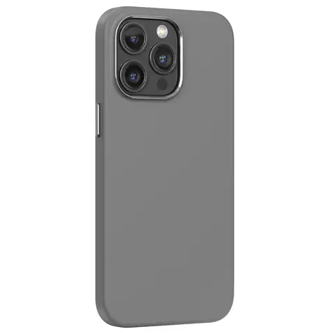 COMMA Nature Series Magnetic Silicone Phone Case - iPhone15Pro Max - Grey