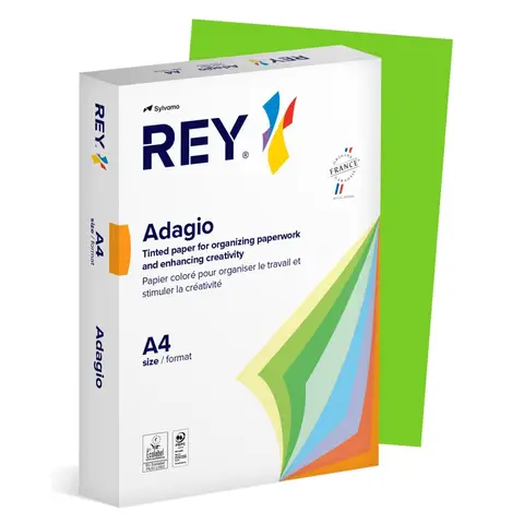 Rey Adagio A4 Paper Deep Green 80GSM 500 Sheets