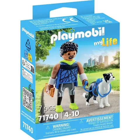 PLAYMOBIL 71740 Sportlicher Mann mit Border Collie