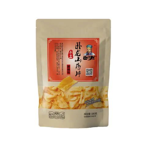 WL Yam slices with spicy flavour 180g  卧龙山药片180g（麻辣味）