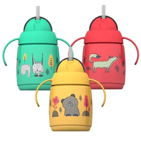 Tommee Tippee Superstar Training Straw Cup Leak & Shake-Proof 6+ Months 300ml Assorted 