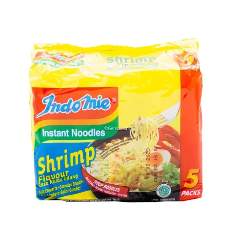 Indomie Instantnudeln, Garnelen-Geschmack, 5 x 70 g (EU)