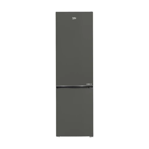 Beko B7RCNA408HG Kühlschrank-Gefrierschrank, 32 dBA, (GP: B), 355l, HarvestFresh, 0°C-Zone, MultiZone, Smooth Fit: 90 Grad Türöffnung, ProSmart Kompressor - mit 10 Jahren Kompressorgarantie & VDE Lebensdauertest 25 Jahre, HxBxT: 203,5 x 59,5 x 66,3 cm, Manhattan Grey