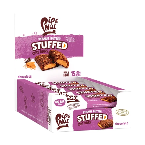 Pip & Nut - Chocolate Peanut Butter Stuffed Oat Bar - 15 x 48g
