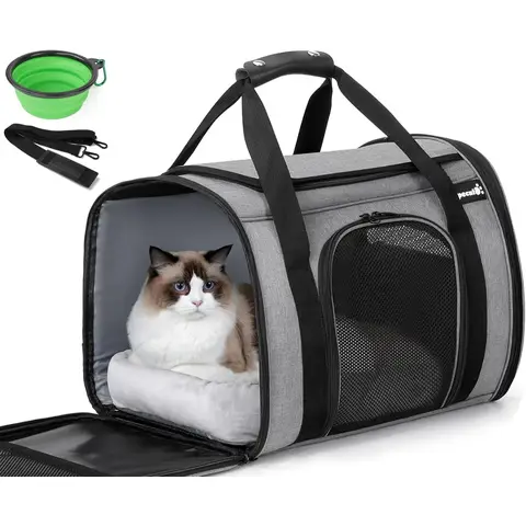 pecute Pet Carrier with Mat