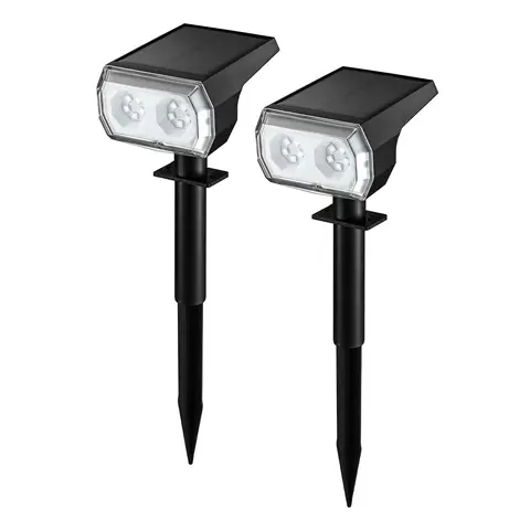 VIVREAL Solarstrahler mit 48 LEDs, RGB-Typ, 2er-Pack, ABS, CPD-10, Neujahr-Angebot, Top-Geschenkideen