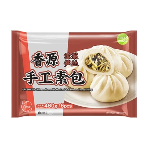FRESHASIA Bao à la moutarde et pousses de bambou salées et hachées - 480 g