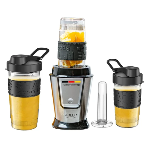 Adlereurope AD 4081 Mixer 400 Milliliter 1 Einheit Edelstahl Kompakt Mehrere Zubehörteile