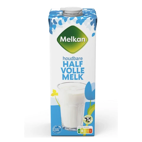 Melkan Houdbare Halfvolle Melk 1000ml