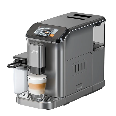 HiBREW H16 Automatic Espresso Machine with Grinder 20Bar Extraction 4.3inch Touch Screen 1.5L Removable Milk Tank
