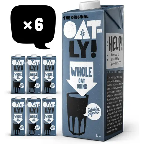OATLY OAT DRINK WHOLE 6x1L