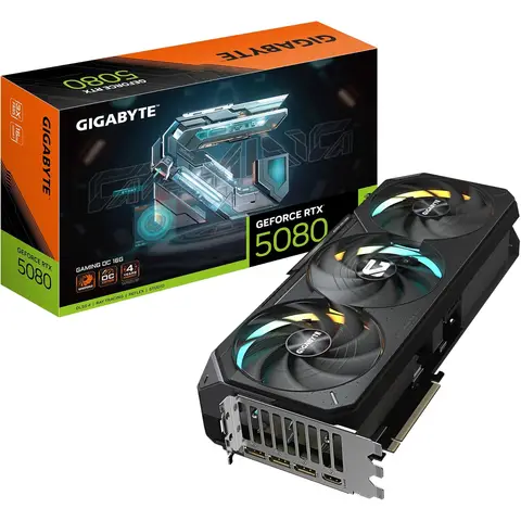 GIGABYTE GeForce RTX 5080 GAMING OC 16G Graphics Card