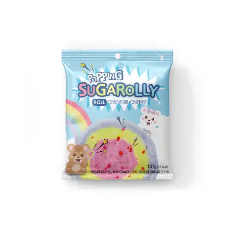 Sugarolly Popping Roll Cotton Candy