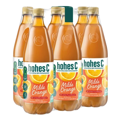Hohes C Milder Orangensaft 100 6x1L