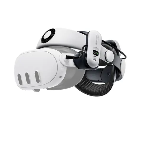BOBOVR S3 Pro Strap Accessories, Head Air Conditioner and 10000 mAh Hot Swap Battery Compatible with Meta Quest 3/Quest 3S