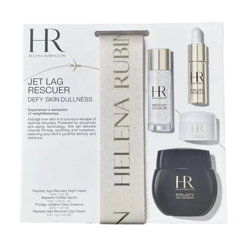 Helena Rubinstein Skincare Sample Kit: 15ml Black Band Cream + 5ml White Band Cream + 30ml Dewy Drop Lotion + 10ml Hyaluronic Serum
