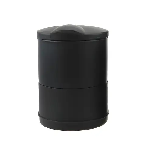 Cendrier de voiture portable grande capacité avec couvercle, résistant aux hautes températures, adapté universellement, fini mat dépoli, étanche