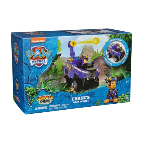 Paw Patrol - Jungle Themed Voertuig - Chase (6067758) /Figures /Chase