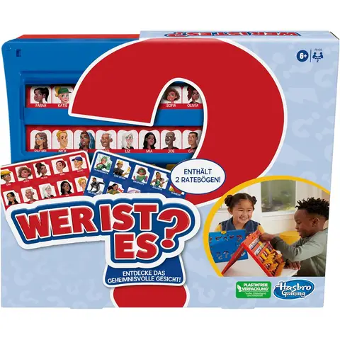Hasbro Gaming Guess Who? Board Game for children ages 6 and up, for 2 players – exciting game for the whole family