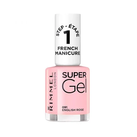 Rimmel Super Gel French Manicure Vernis à ongles n°091 English Rose - 12 ml