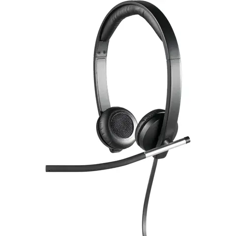 Logitech H650e Stereo USB-Headset, Über-Ohr, Schwarz