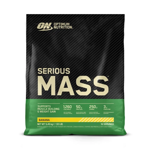 Optimum Nutrition Serious Mass, banana, 5450 g