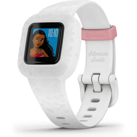 Garmin vivofit Jr. 3 Fitness Tracker for Kids, Disney Princess, White, Black and Pink