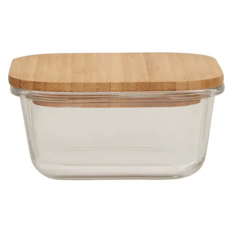 Freska 520ml Glass Container With Bamboo Lid