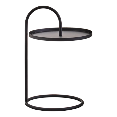 Trosa Black Hanging Top Side Table