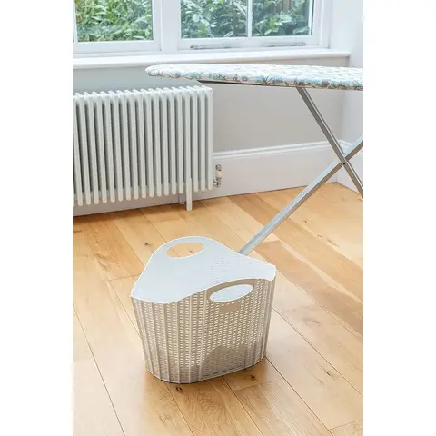 Addis 38L Fold Flat Laundry Basket - Charcoal