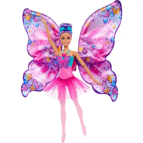 Barbie vlinder danser modepop - 33 cm, multicolor