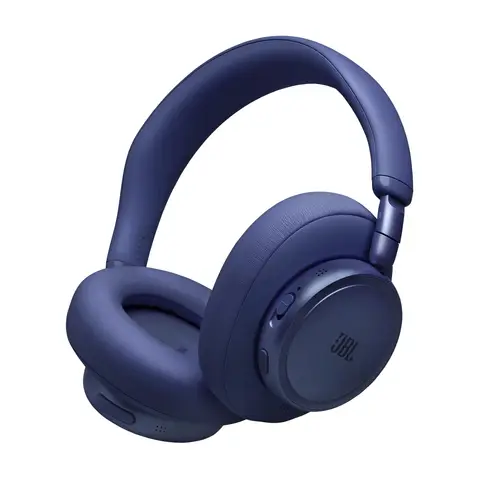 JBL Live 780NC Kabellose Over-Ear-Kopfhörer JBLLIVE780NCBLU, True Adaptive Noise Cancelling 2.0, Hi-Res JBL Spatial Sound, 80 Stunden Akku, Bluetooth 6.0 Multipoint, 2-Mikrofon AI Perfect Calls 2.0, Blau