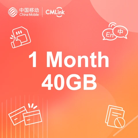 CMLink UK SIM,40GB UK Data, 6GB EU & other destinations, Contract Fee, Fixed price, 1000 Free Int'l Call (Preloaded with 1-Month Plan)