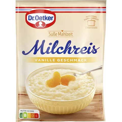 Dr. Oetker Dessert Vanilla Milk Rice 125g