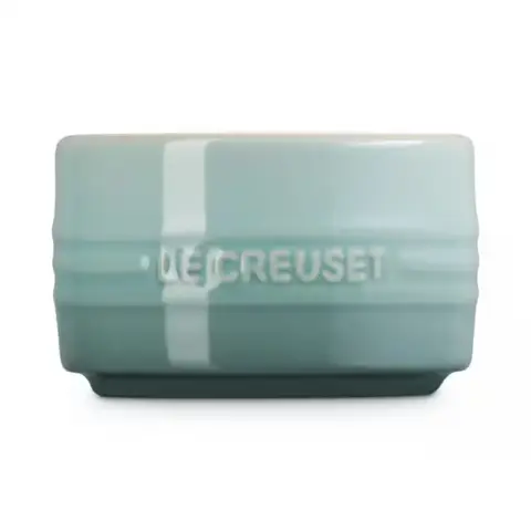 Le Creuset Steinzeug Ramekin mit geradem Rand, stapelbar, 200 ml, Sea Salt