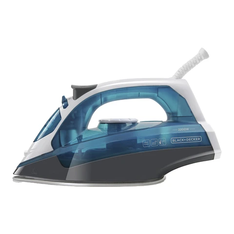 BLACK+DECKER BXIR2200E Fer à vapeur avec semelle en acier inoxydable 2200 W